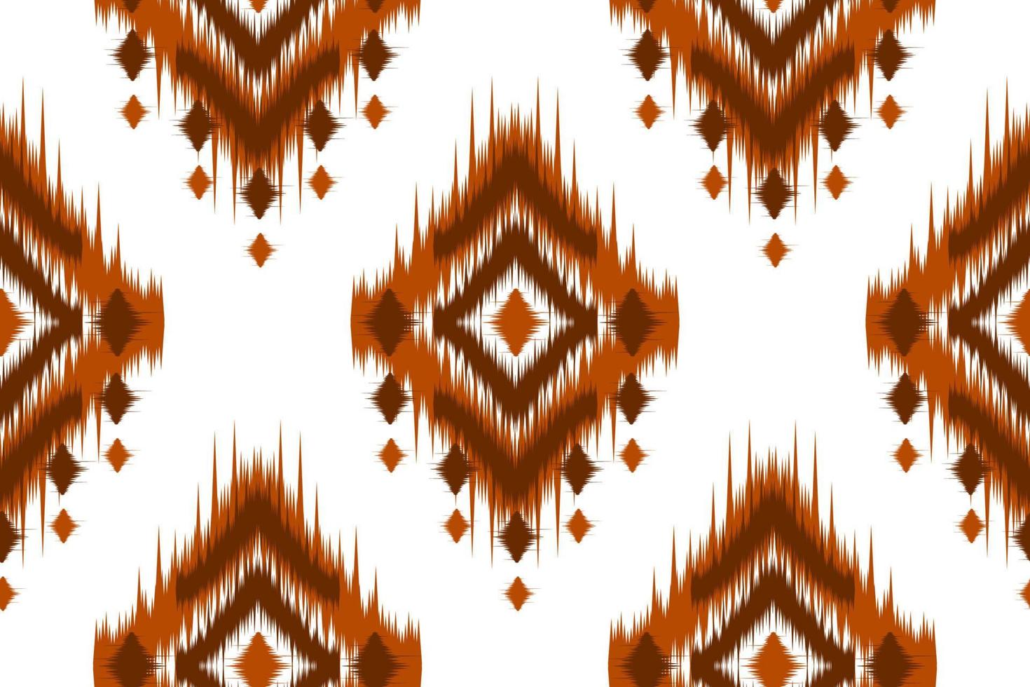 etnico ikat senza soluzione di continuità modello nel tribale. americano, messicano stile. azteco geometrico ornamento Stampa. vettore