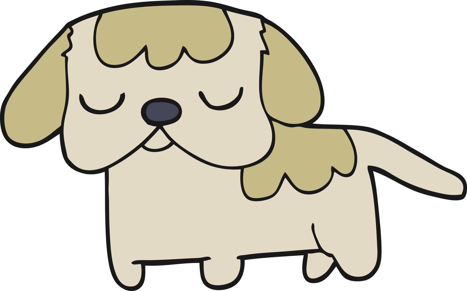 carino cartone animato cucciolo vettore