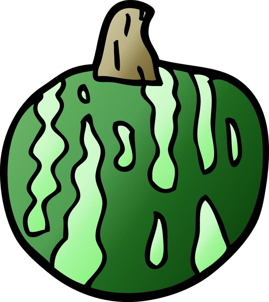 cartone animato scarabocchio melone vettore