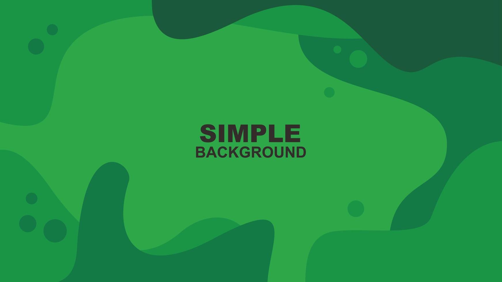 astratto semplice verde fluente sfondo vettore illustrazione eps10