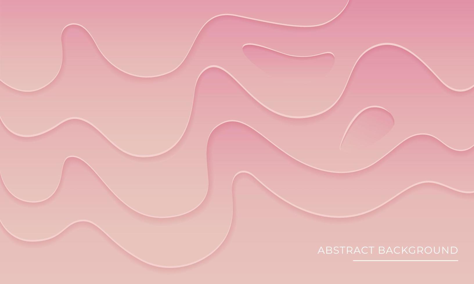 rosa papercut astratto vuoto sfondo design per molti scopo vettore