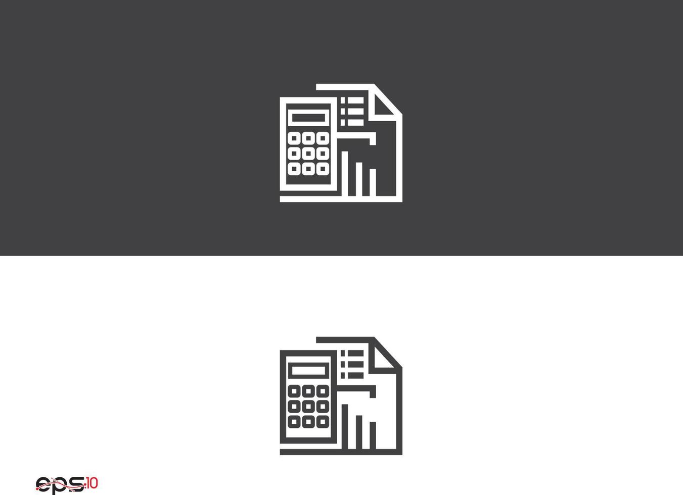 attività commerciale e finanziario icona design. finanziario icona illustrazione design vettore