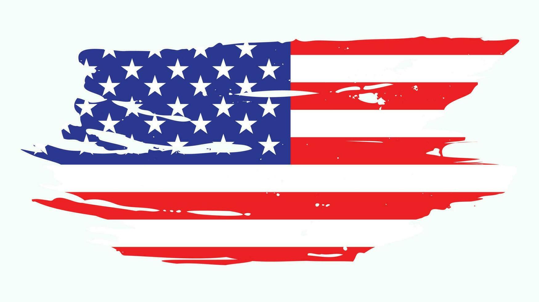 colorato afflitto Stati Uniti d'America grunge struttura bandiera design vettore