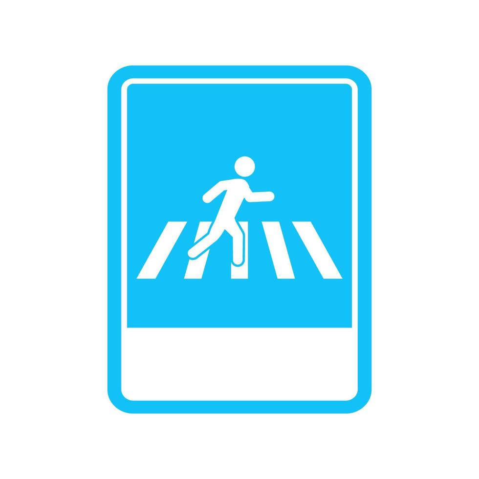 vettore illustrazione di persone attraversamento segni.