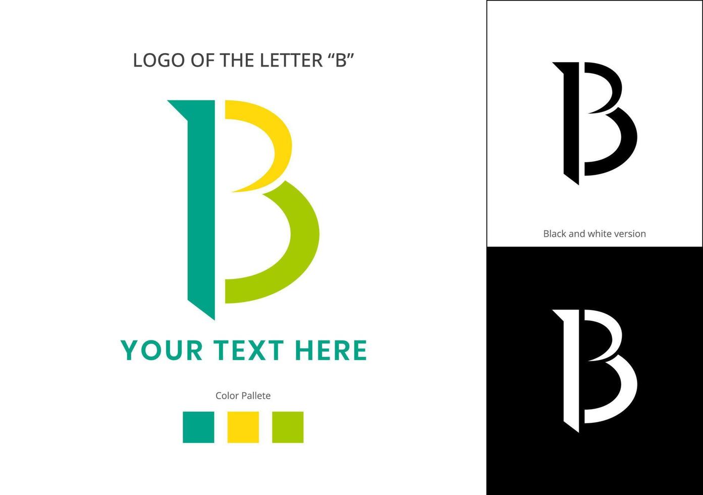 semplice logo di il lettera B vettore