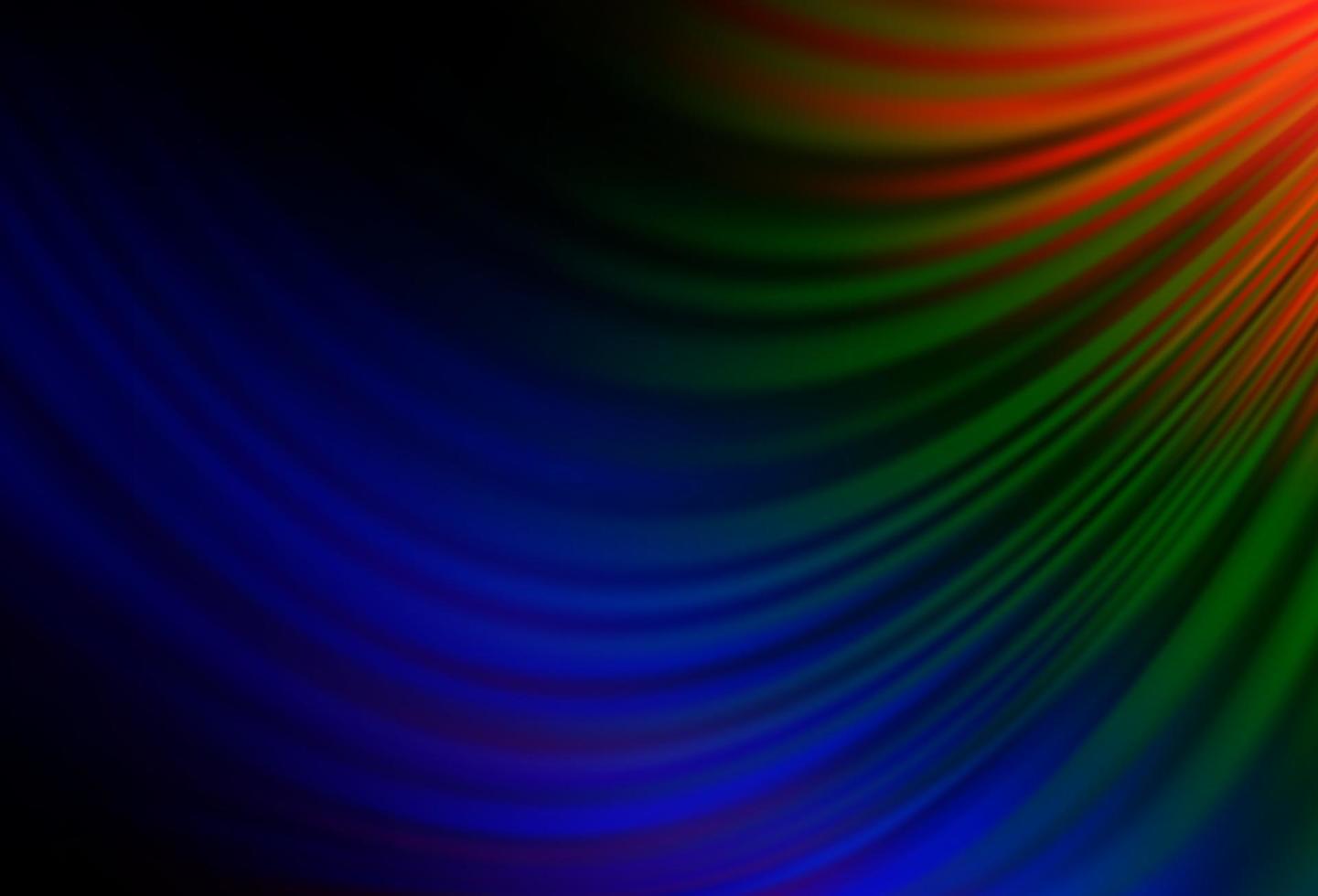 multicolore scuro, motivo vettoriale arcobaleno con forme di lampada.