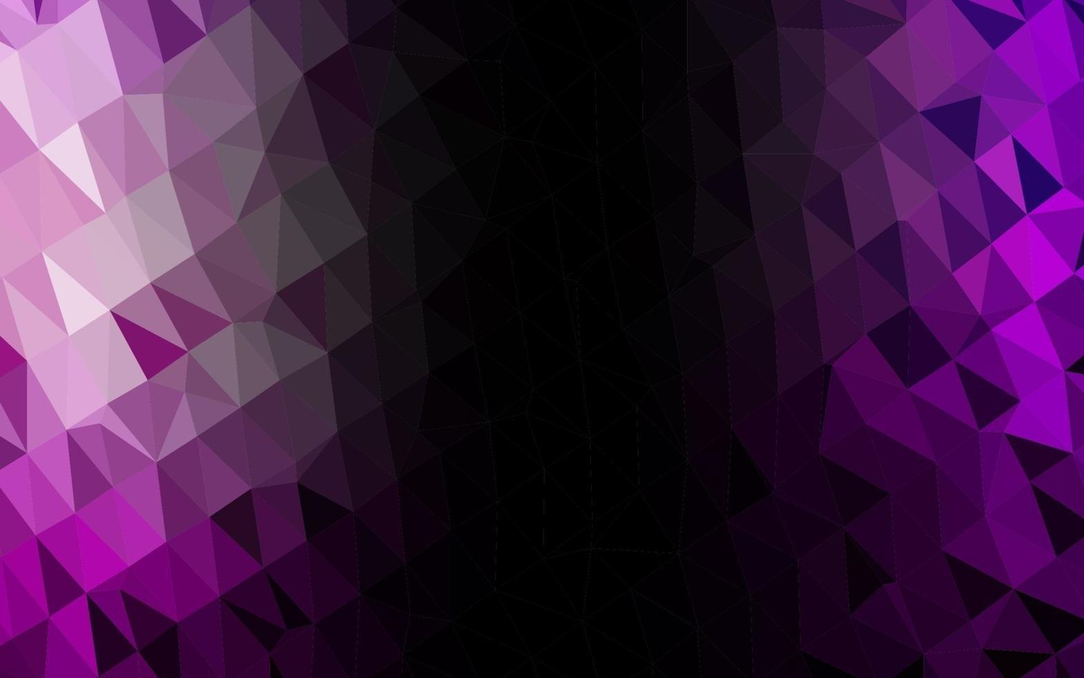 copertura mosaico triangolo vettoriale viola scuro.