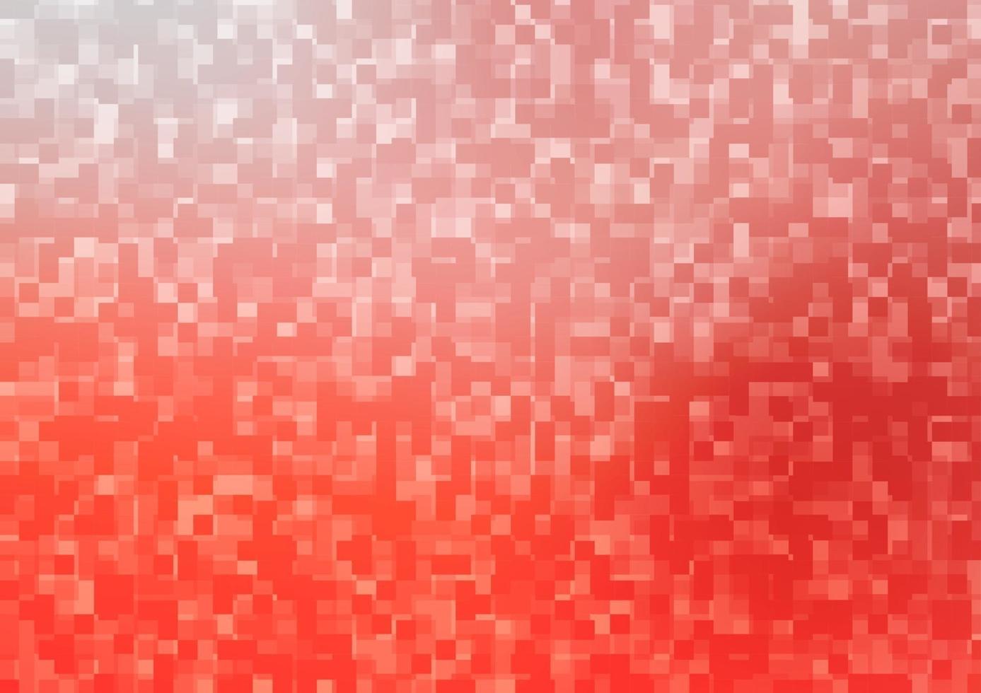 modello vettoriale rosso chiaro in stile quadrato.