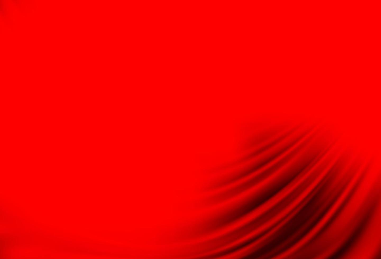 modello vettoriale rosso chiaro con nastri piegati.