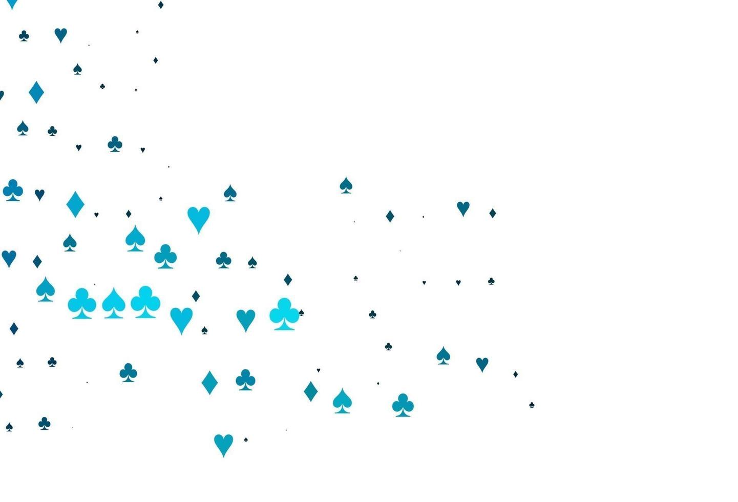 layout di vettore azzurro con elementi di carte.