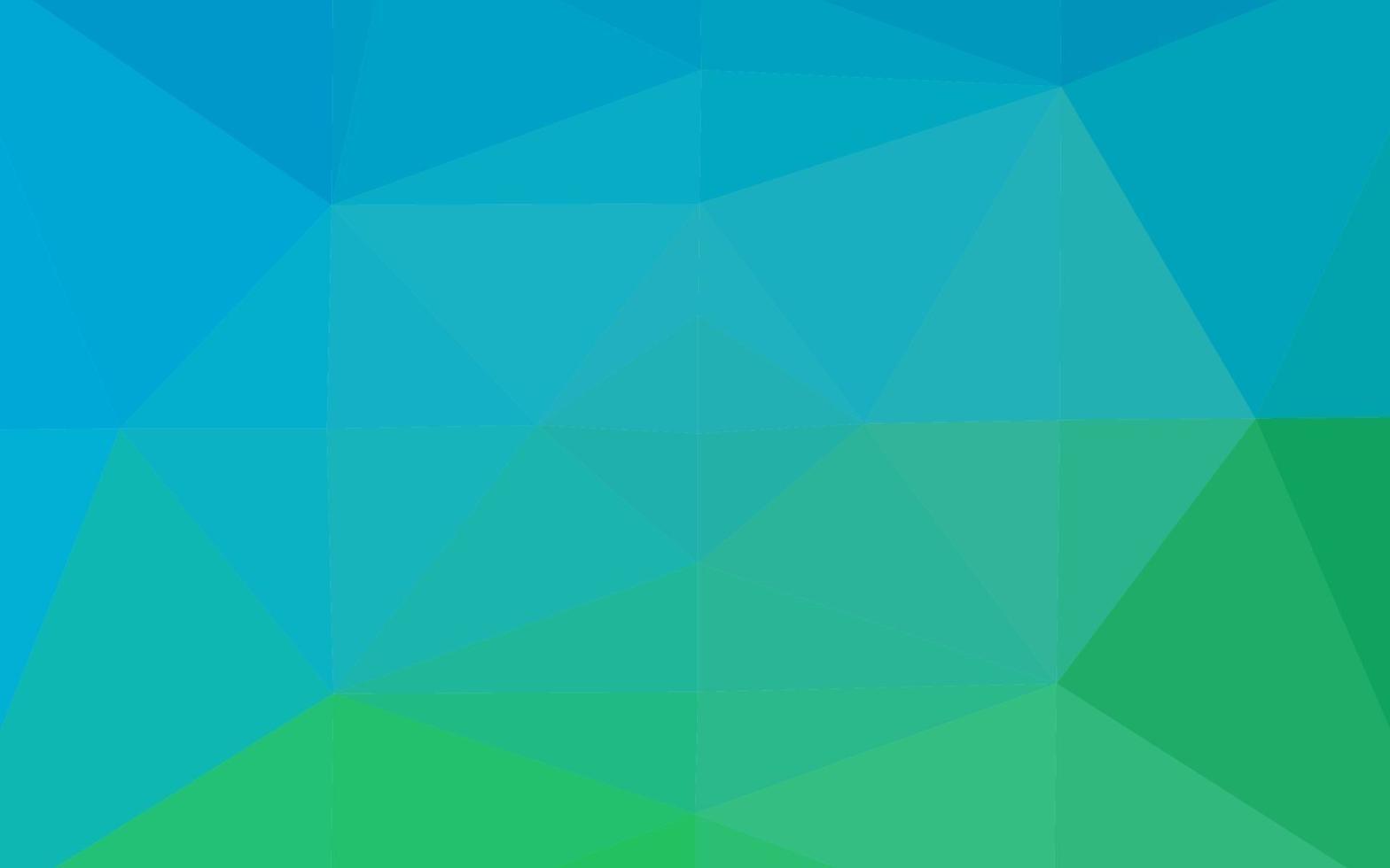 sfondo astratto poligono vettoriale azzurro, verde.