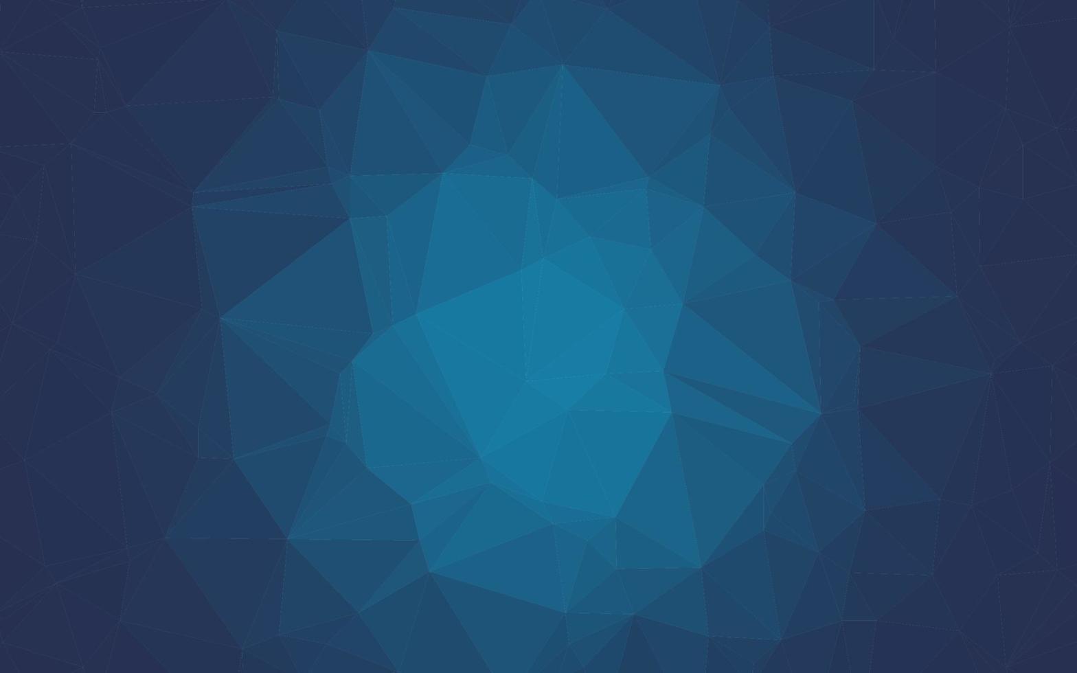 modello di mosaico triangolo vettoriale blu scuro.