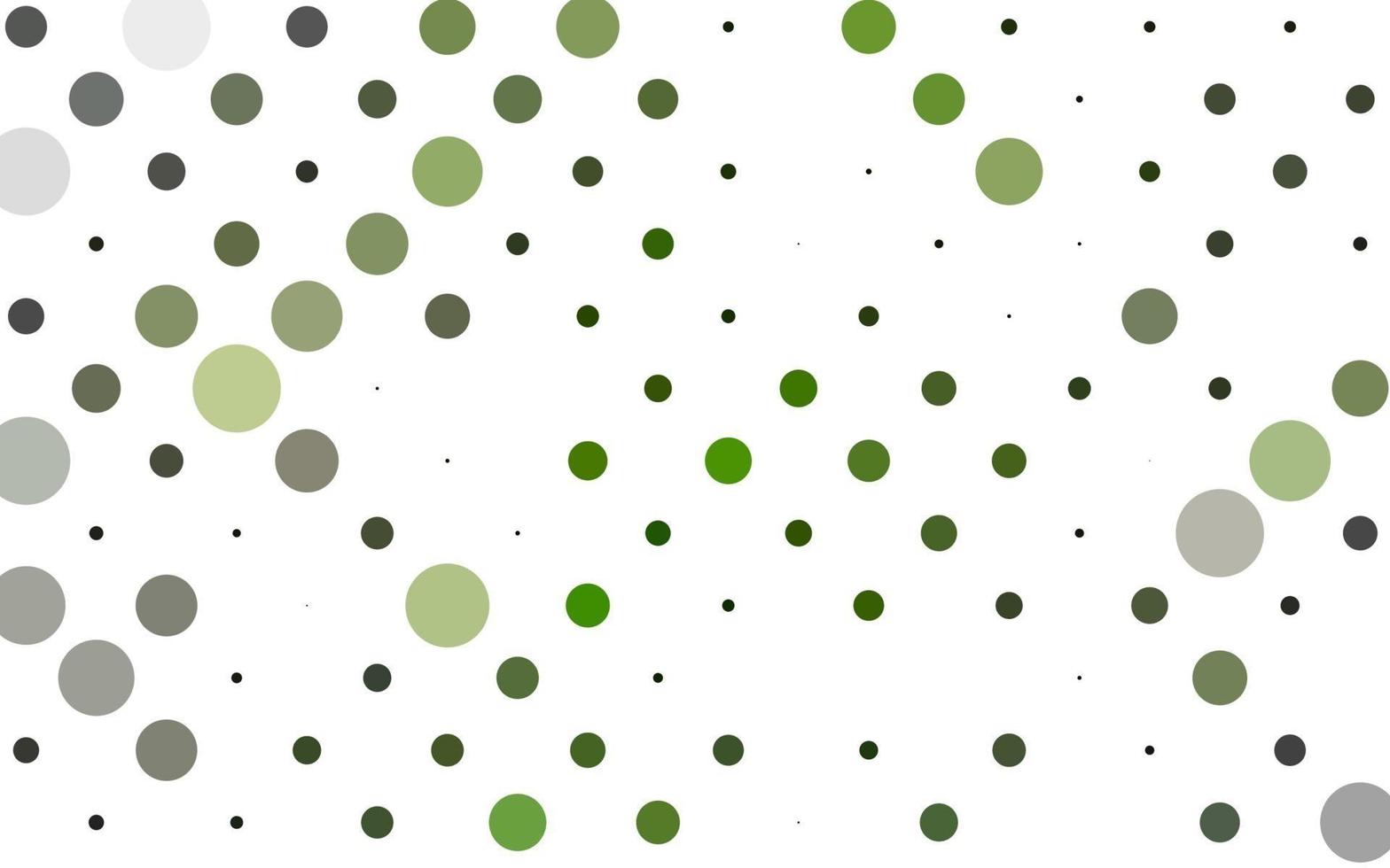 modello vettoriale verde chiaro con cerchi.