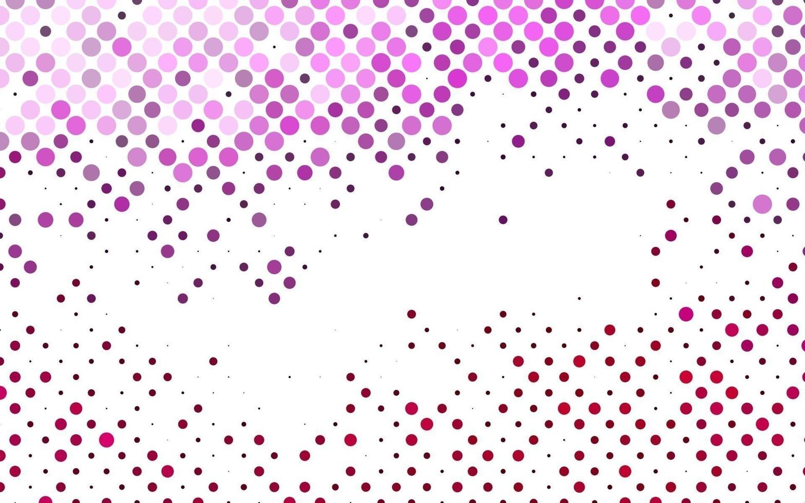 layout vettoriale rosa chiaro con forme circolari.
