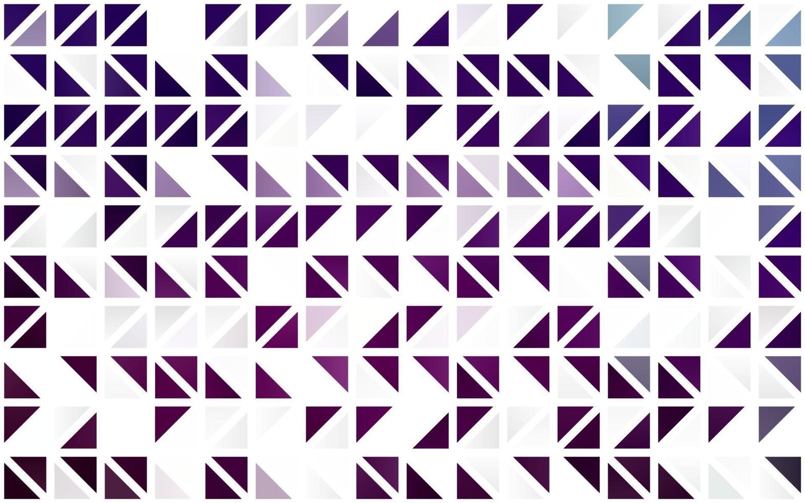 sfondo senza soluzione di continuità vettoriale viola chiaro con linee, triangoli.