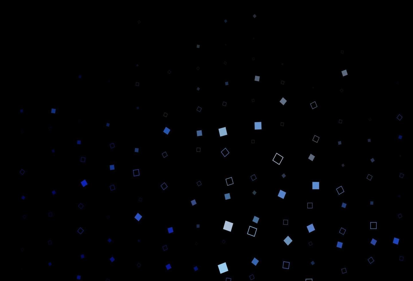 layout vettoriale blu scuro con rettangoli, quadrati.