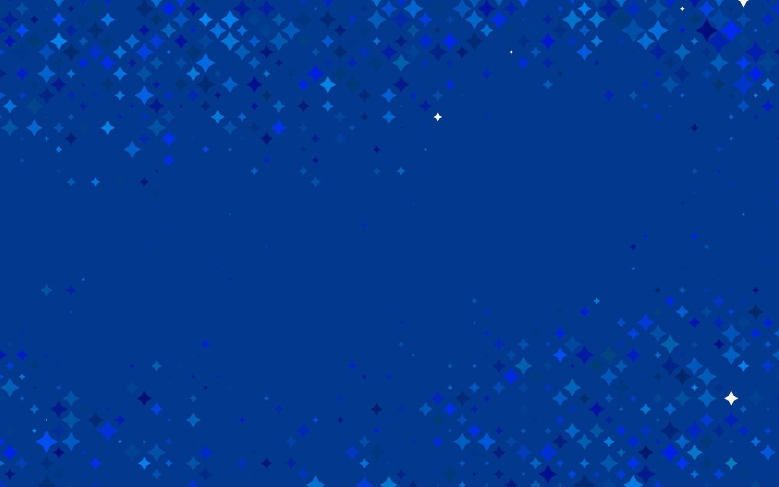 modello vettoriale azzurro con stelle di Natale.