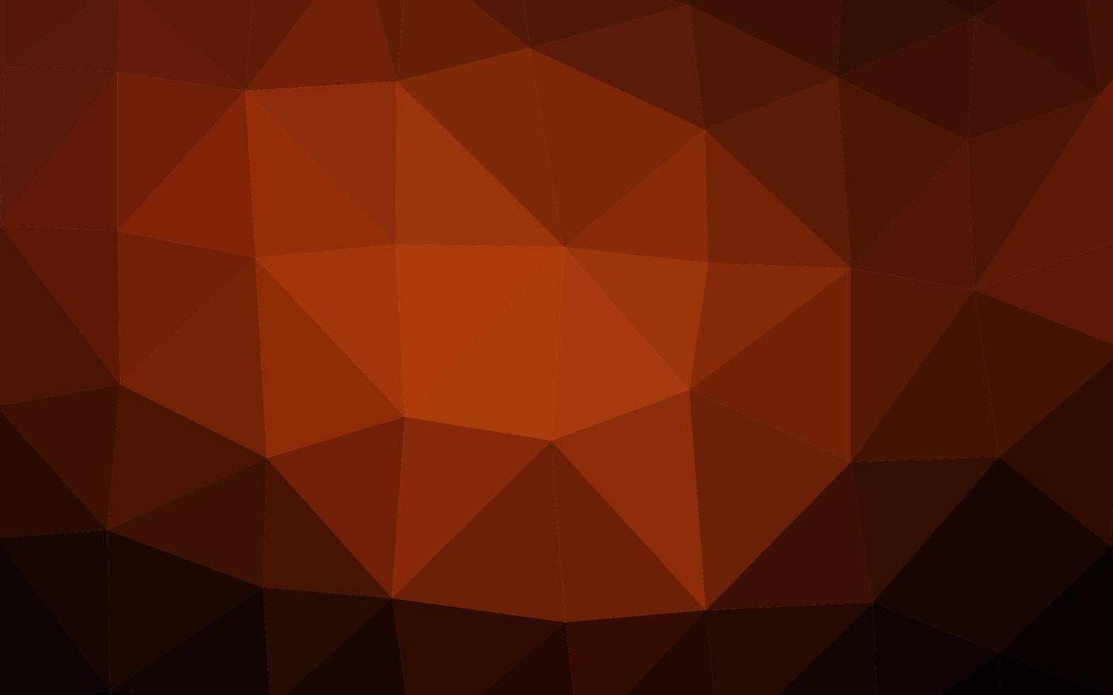 modello poligonale vettoriale arancione scuro.