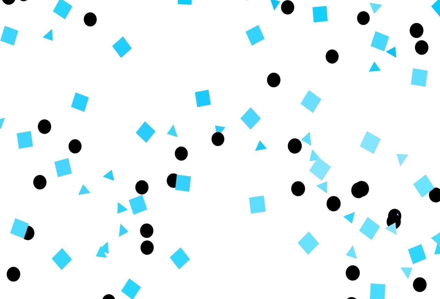 layout vettoriale azzurro con cerchi, linee, rettangoli.