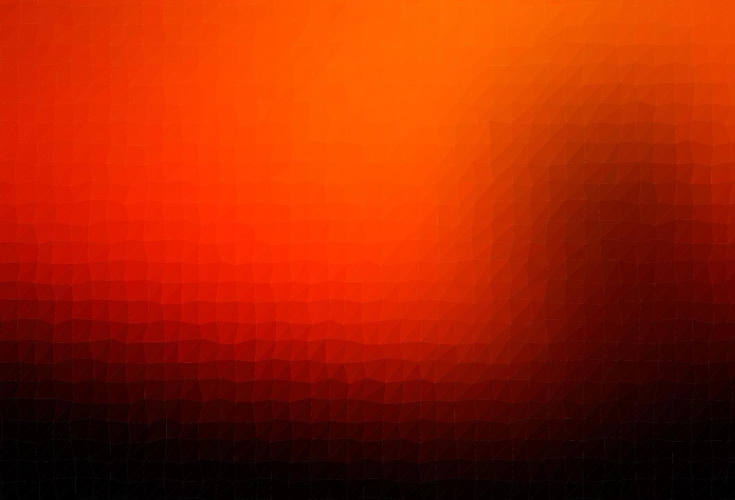 sfondo astratto poligono vettoriale arancione scuro.