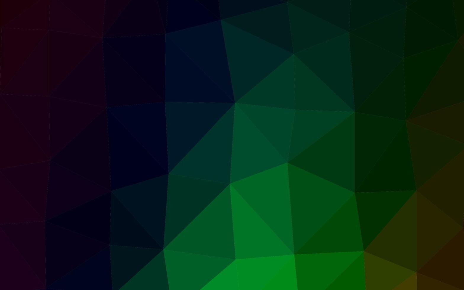 layout poligonale astratto di vettore verde scuro.