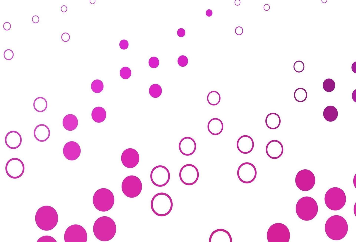 layout vettoriale rosa chiaro con forme circolari.