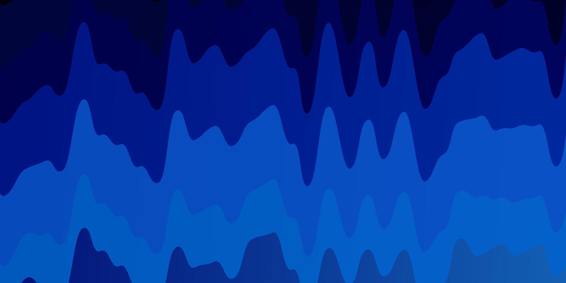 sfondo vettoriale blu scuro con linee piegate.
