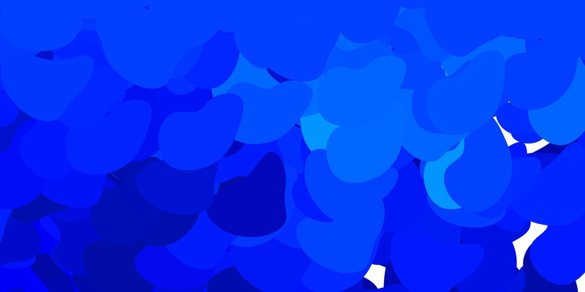 sfondo vettoriale blu scuro con forme casuali.