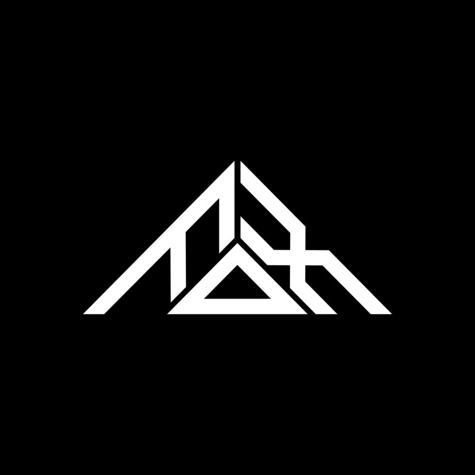 Volpe lettera logo creativo design con vettore grafico, Volpe semplice e moderno logo nel triangolo forma.