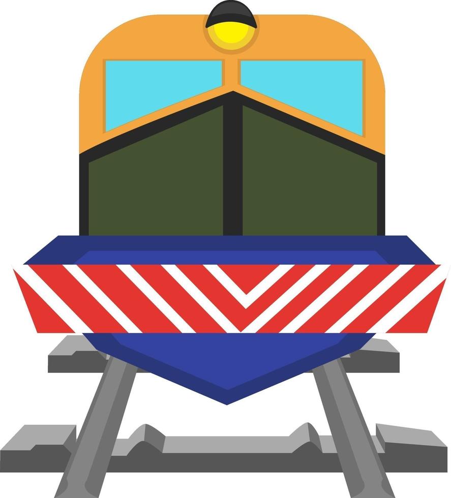 città treno, illustrazione, vettore su bianca sfondo