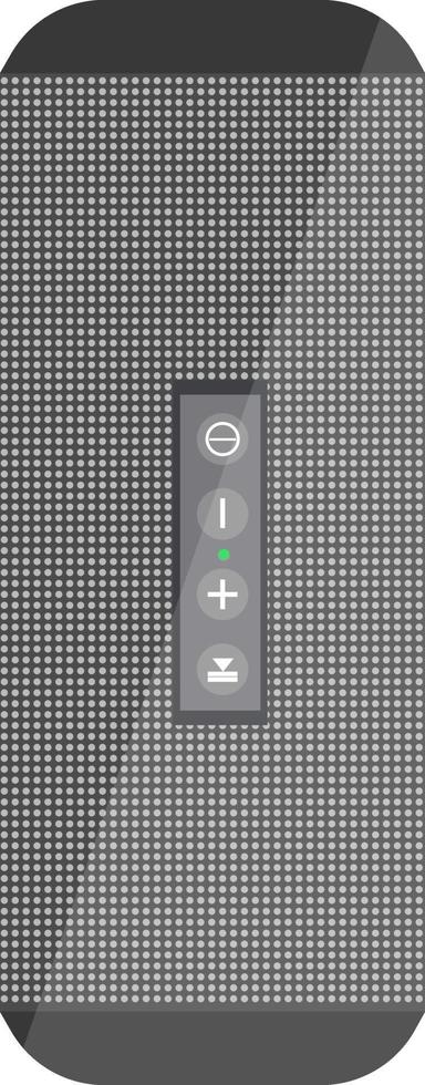 Bluetooth altoparlante, illustrazione, vettore su un' bianca sfondo.
