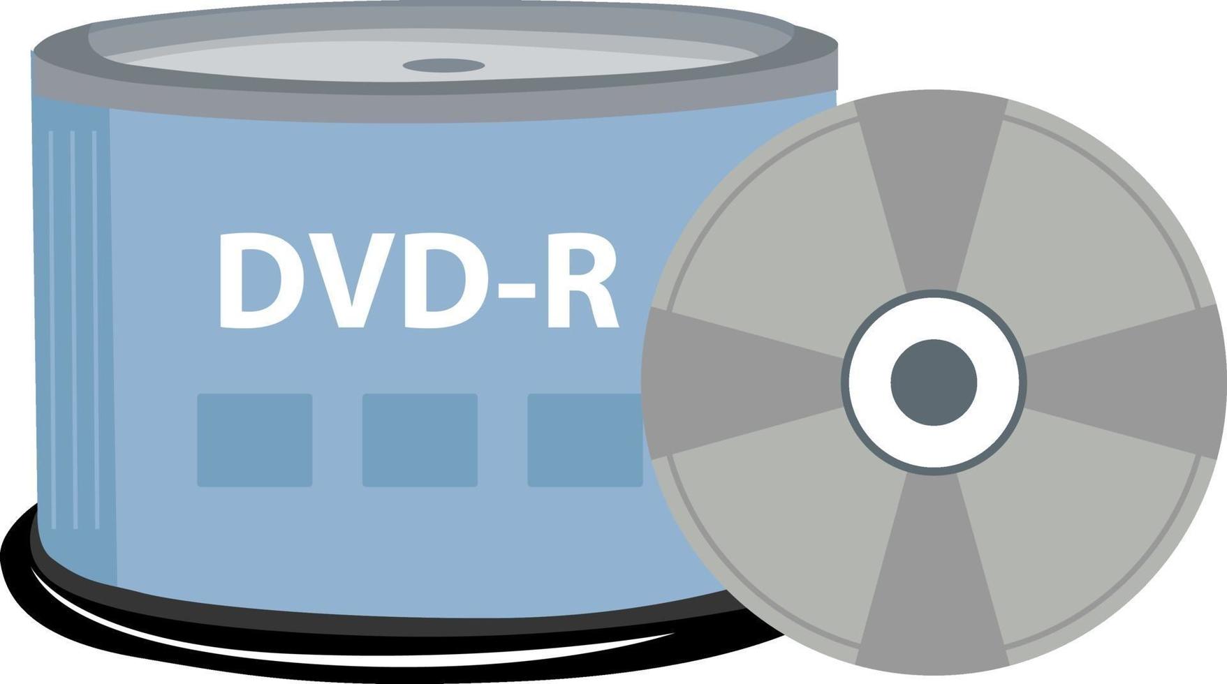 DVD pacchetto, illustrazione, vettore su un' bianca sfondo.