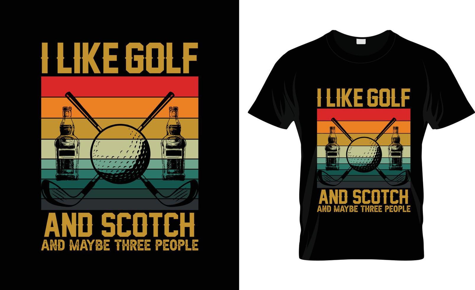 golf maglietta disegno, golf maglietta slogan e abbigliamento disegno, golf tipografia, golf vettore, golf illustrazione vettore