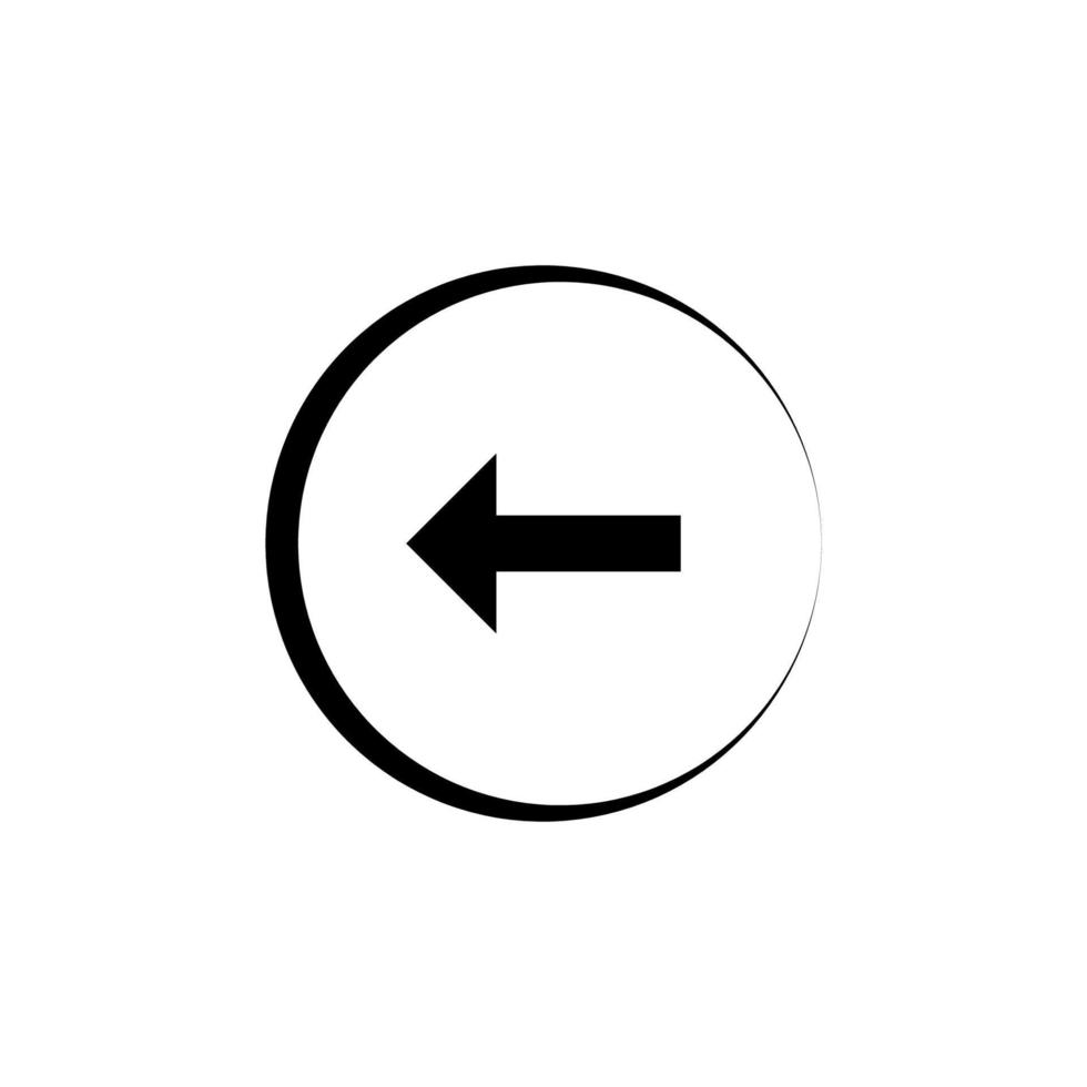 direzione icona freccia illustrazione vettore Immagine design