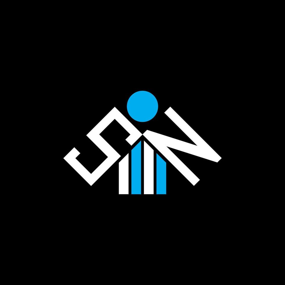 sn lettera logo design creativo con grafica vettoriale, sn logo semplice e moderno. vettore