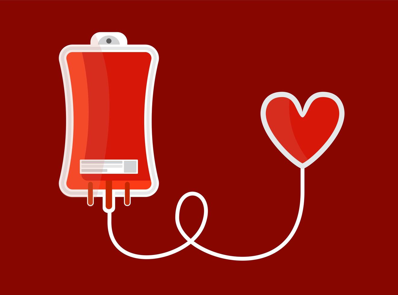 poster di donazione di sangue vettore