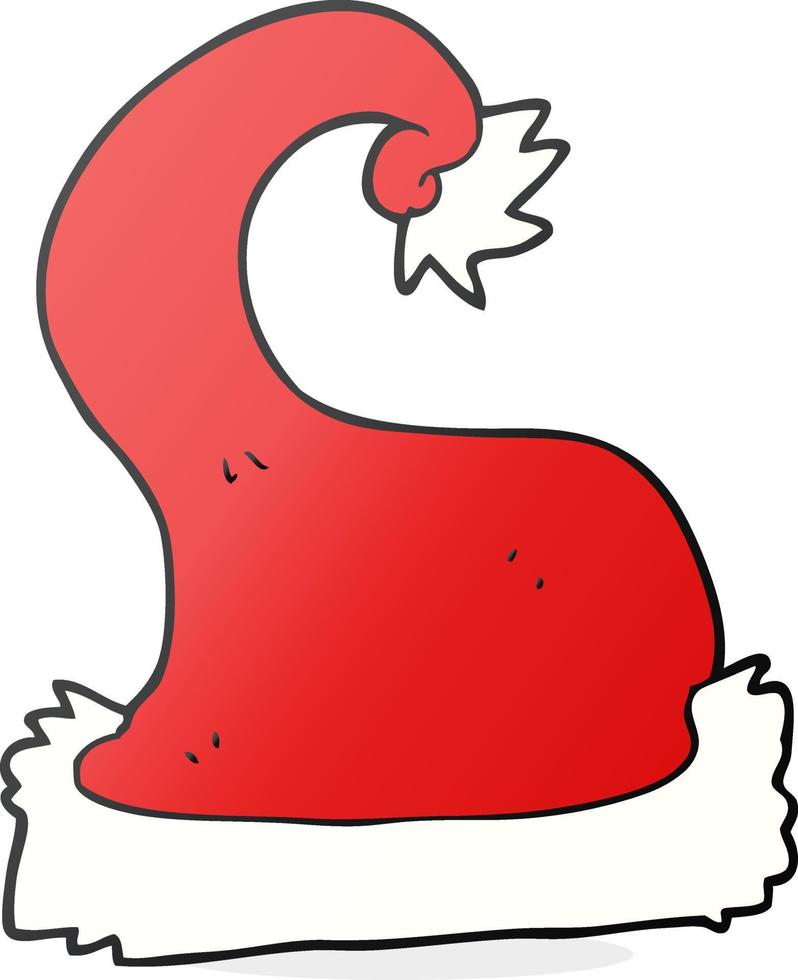 cartone animato Santa Claus cappello vettore