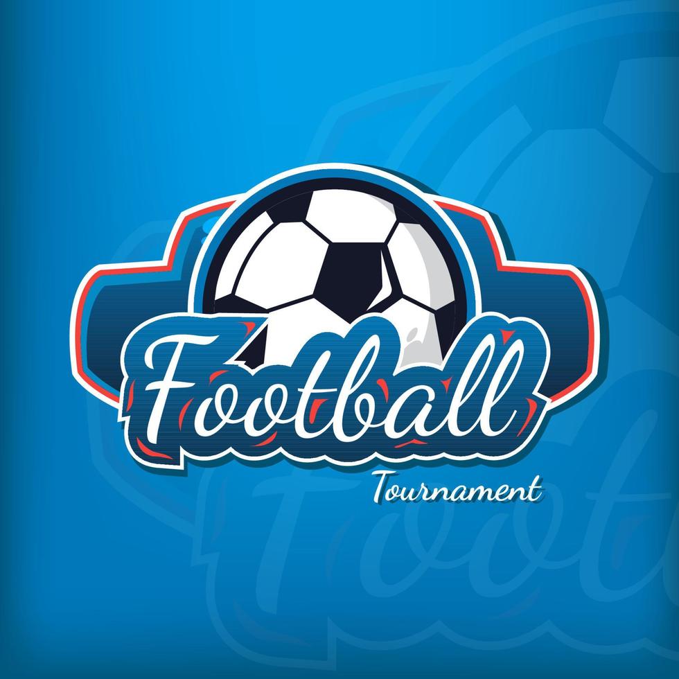 calcio torneo campionato logo vettore