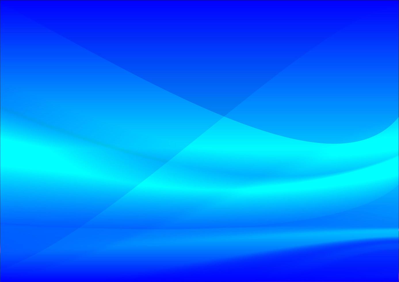 design illuminato a forma fluente blu vettore