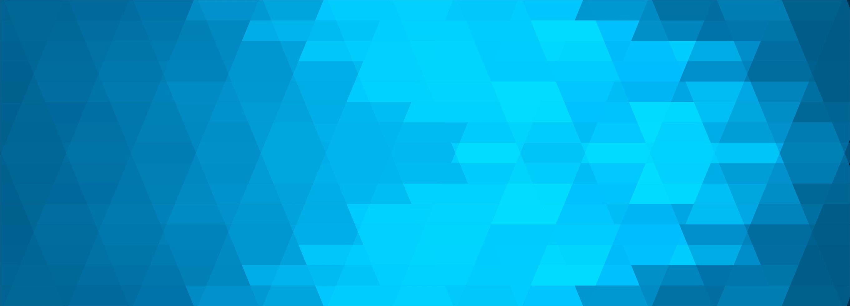 banner di piastrelle geometriche blu astratto vettore