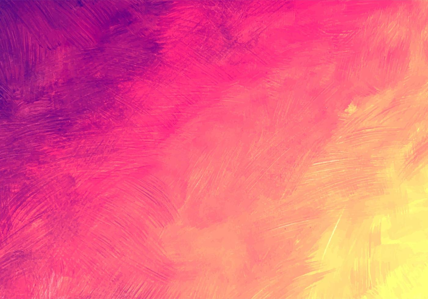 struttura dell'acquerello giallo rosa viola morbido colorato astratto vettore