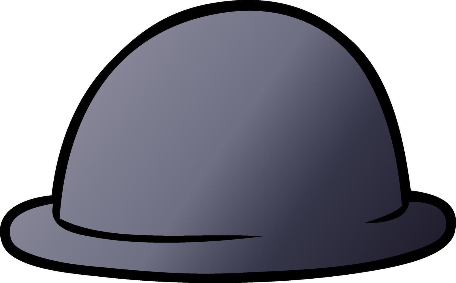 cartone animato giocatore di bowling cappello vettore