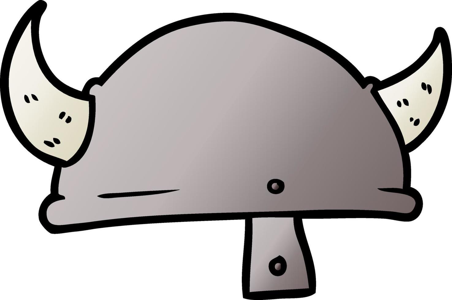 cartone animato vichingo casco vettore
