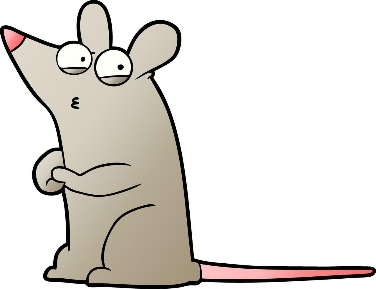 cartone animato sospetto topo vettore