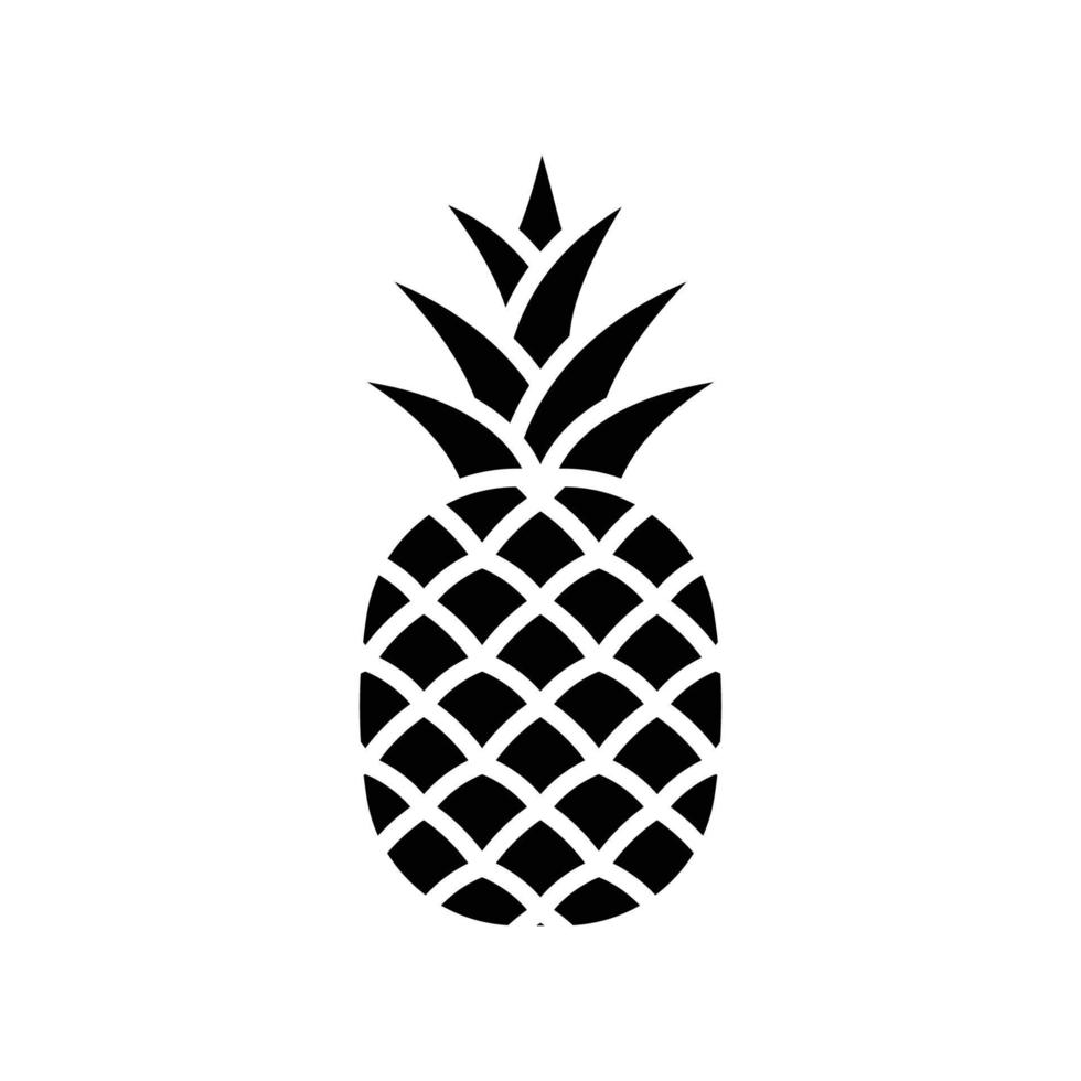 ananas icona vettore design modello