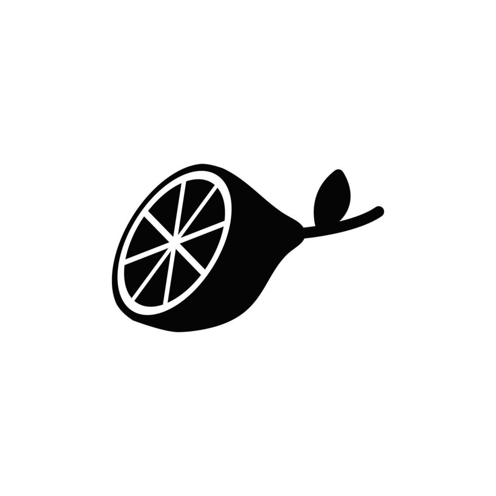 Limone icona vettore logo modello