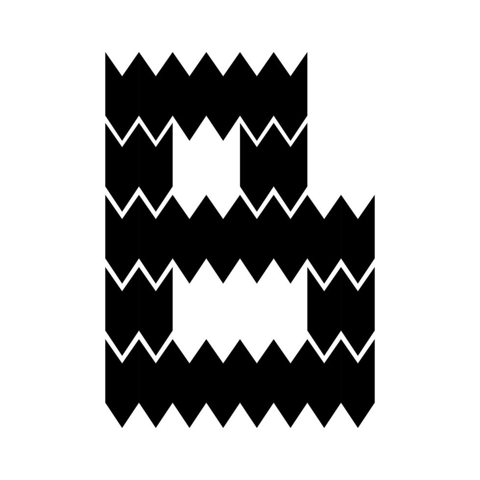 lettera B logo design. vettore