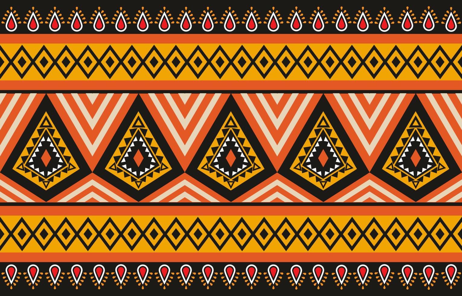 triangolo geometrico modello colorato, tribale etnico struttura stile, design per stampa su prodotti, sfondo,sciarpa,abbigliamento,avvolgimento,tessuto,vettore illustrazione. vettore