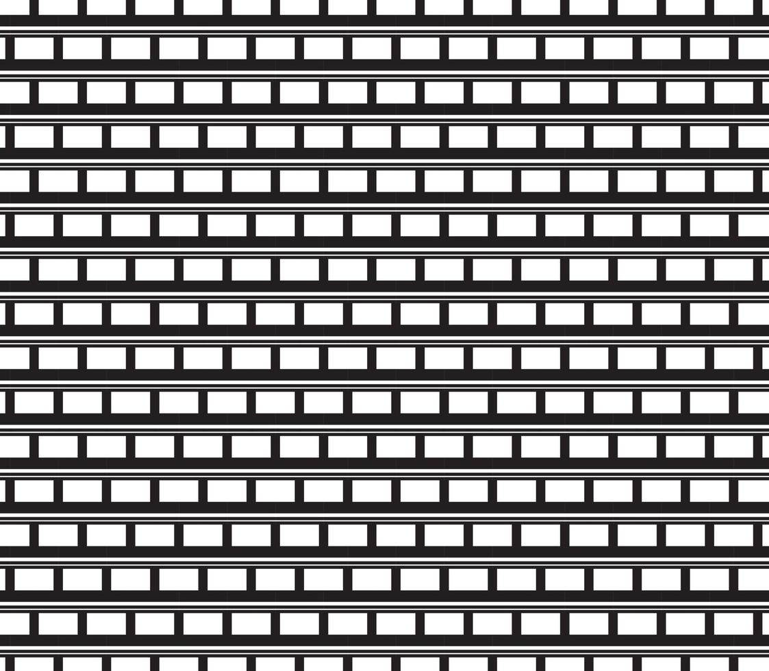 astratto modello confine senza soluzione di continuità Nero, grigio e bianca piazza strisce bellissimo geometrico modello tessuto vettore