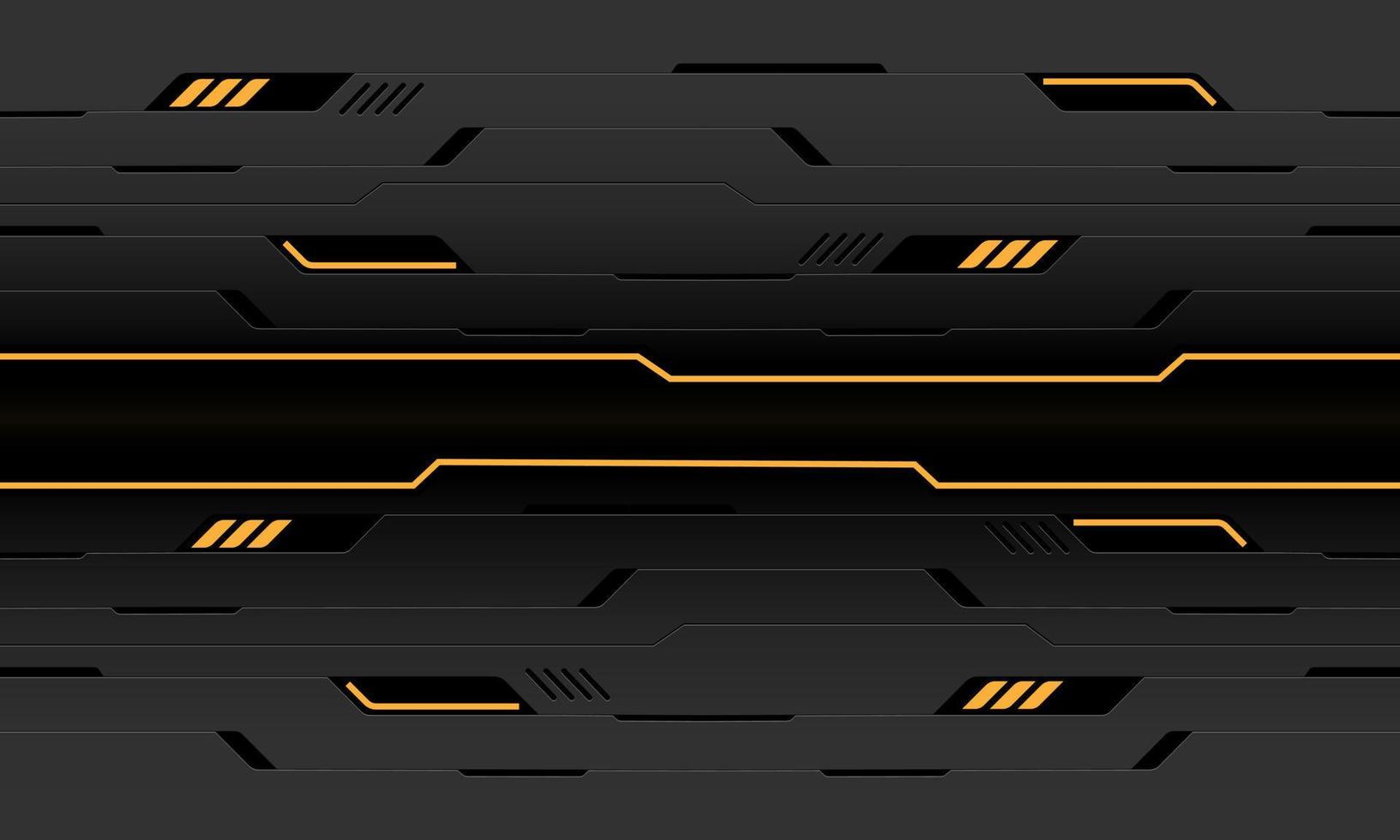astratto vettore tecnologia futuristico grigio informatica nero linea circuito giallo leggero energia geometrico design senza soluzione di continuità modello sfondo